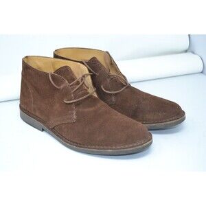 Loake Lifestyle Sahara Dark Brown premium Suede Lace Up Chukka Boot Size US 10.5